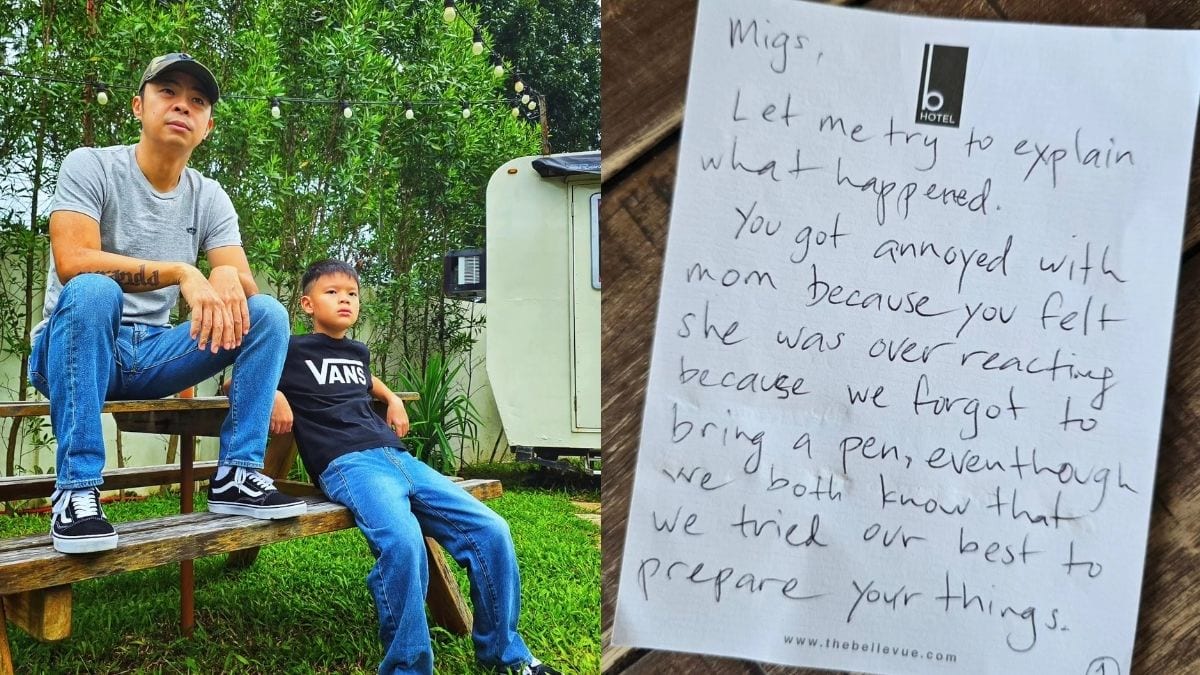 Chito Miranda Shares Lesson on Appreciating Mom in Note to Son Migs